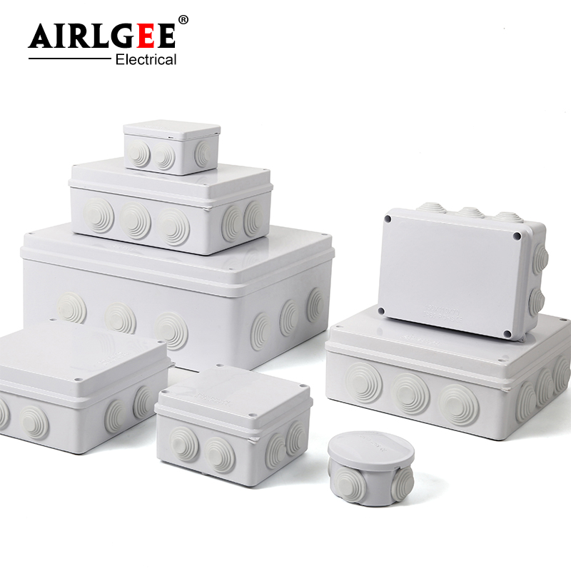 Outdoor Power Junction Box - Outdoor Waterproof Junction Box ABS Plastic