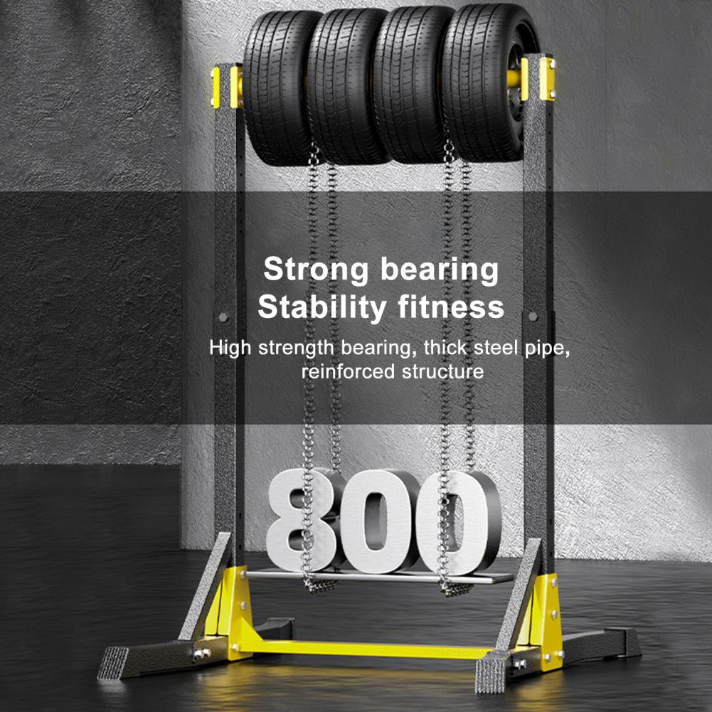 Outdoor Power Tower - 11 Gears Adjustment Pull Up Station,