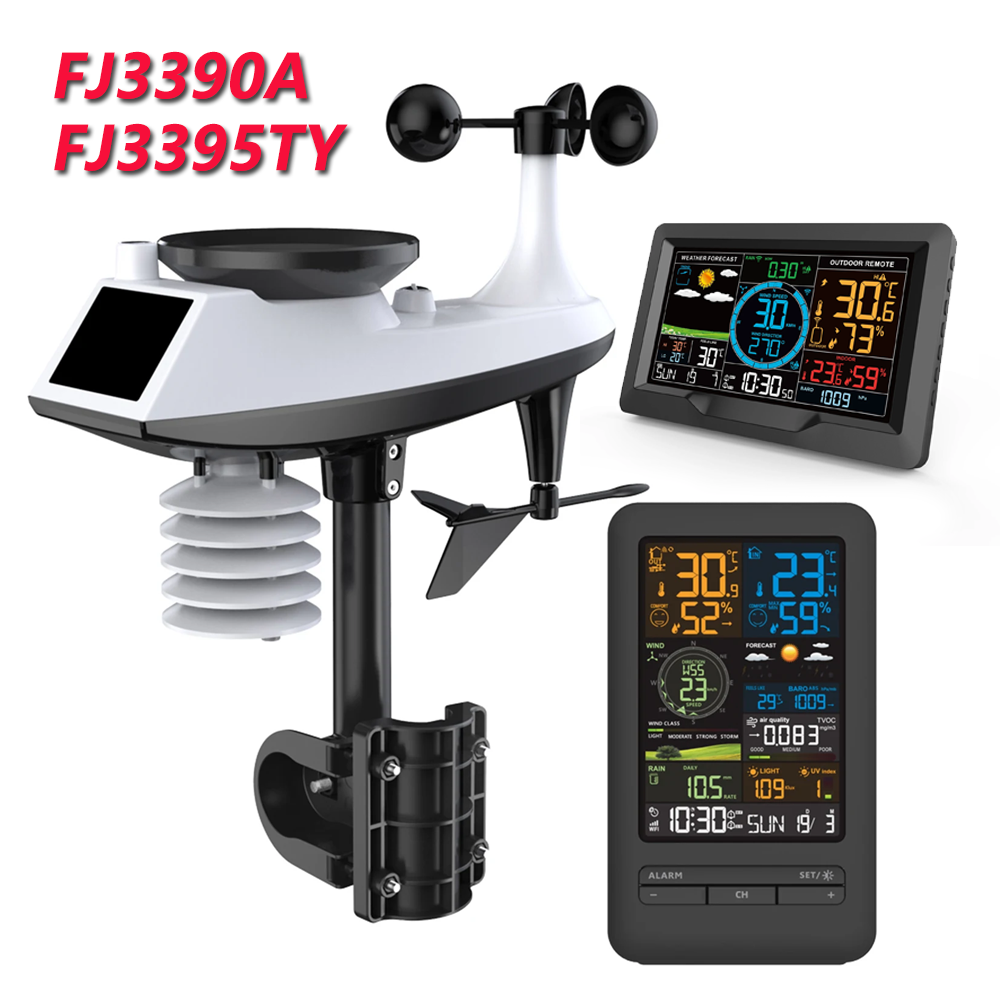 Outdoor Power Meter - FJ3395TY /FJ3390A Weather Station Sensor Indoor