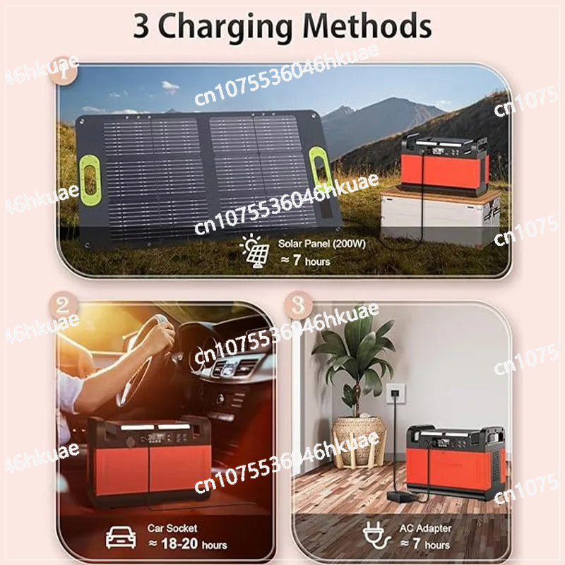 Outdoor Power Bank With Ac Outlet - 1500watt Portable Power Bank Power Station