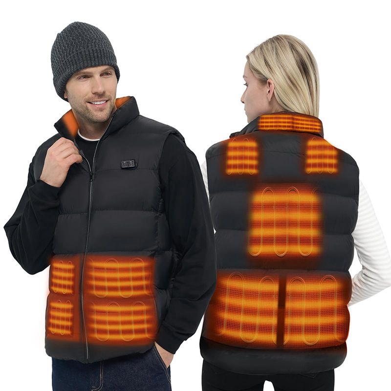 Outdoor Power Pedestal - Women's 9-Zone Heated Vest Electric Graphene