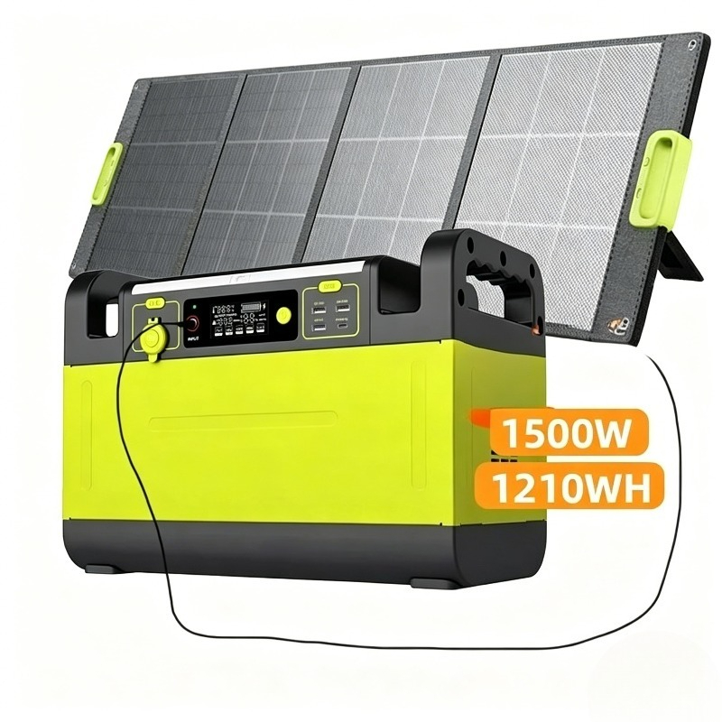Outdoor Power Bank With Ac Outlet - 1500watt Portable Power Bank Power Station