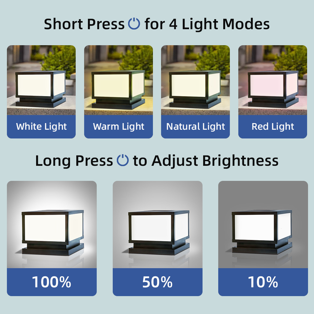 LED Solar Lights Outdoors Wate - Outdoor Power Tower recension och pris