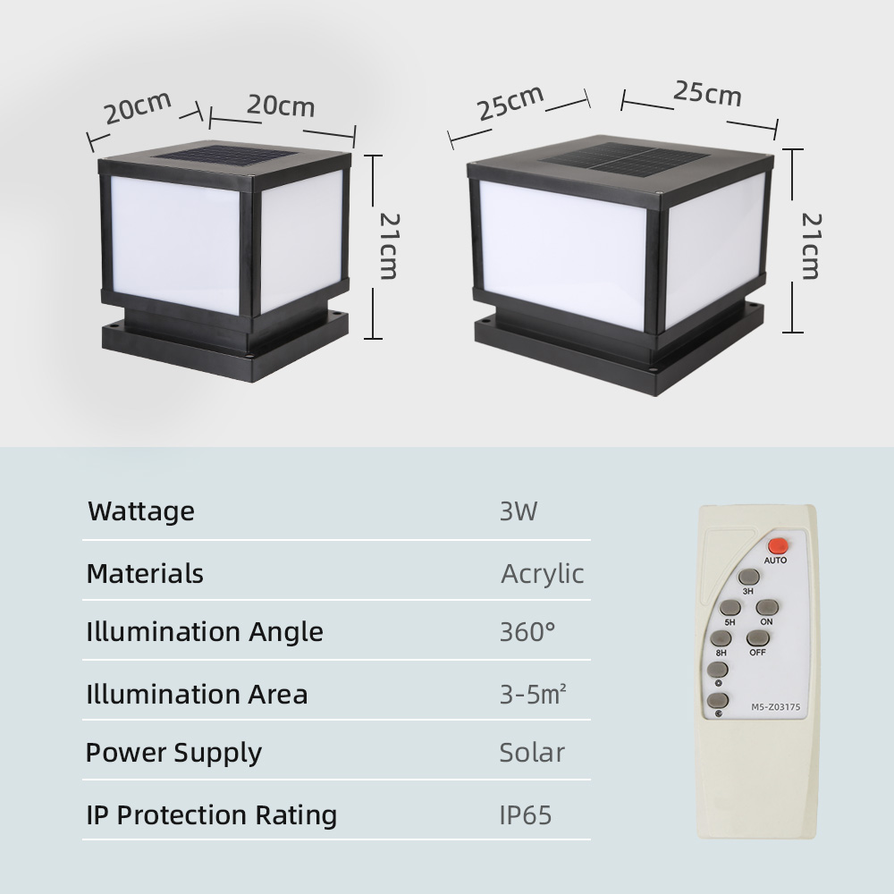 LED Solar Lights Outdoors Wate - Outdoor Power Tower recension och pris
