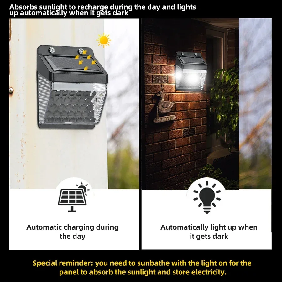 LED Solar Light PIR Motion Sen - Outdoor Powerwall recension och pris