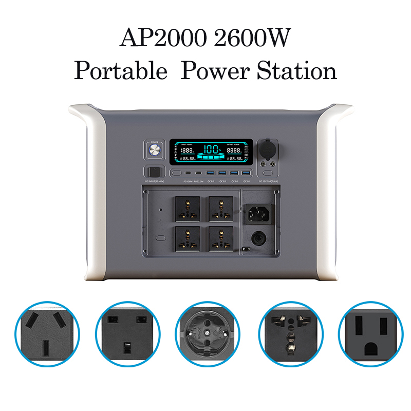 1800watt 2600watt Portable Pow - Outdoor Power Bank With Ac Outlet recension och pris