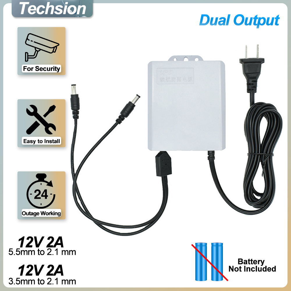 Dual Output 12V 2A UPS Monitor - Ups Power Supply Outdoor recension och pris