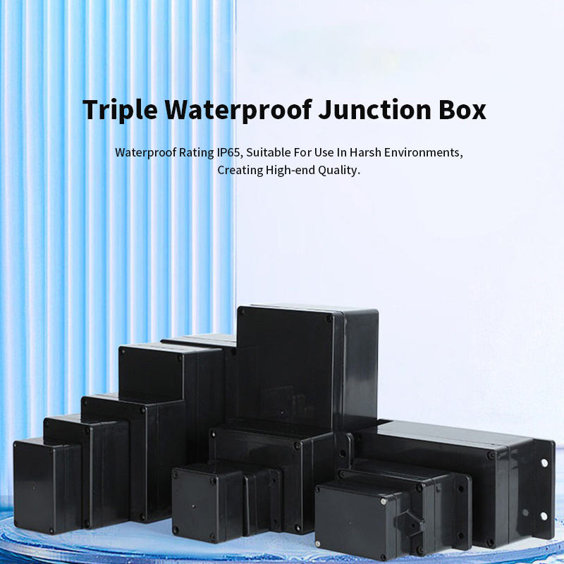 Type F Black Waterproof Juncti - Outdoor Power Junction Box recension och pris
