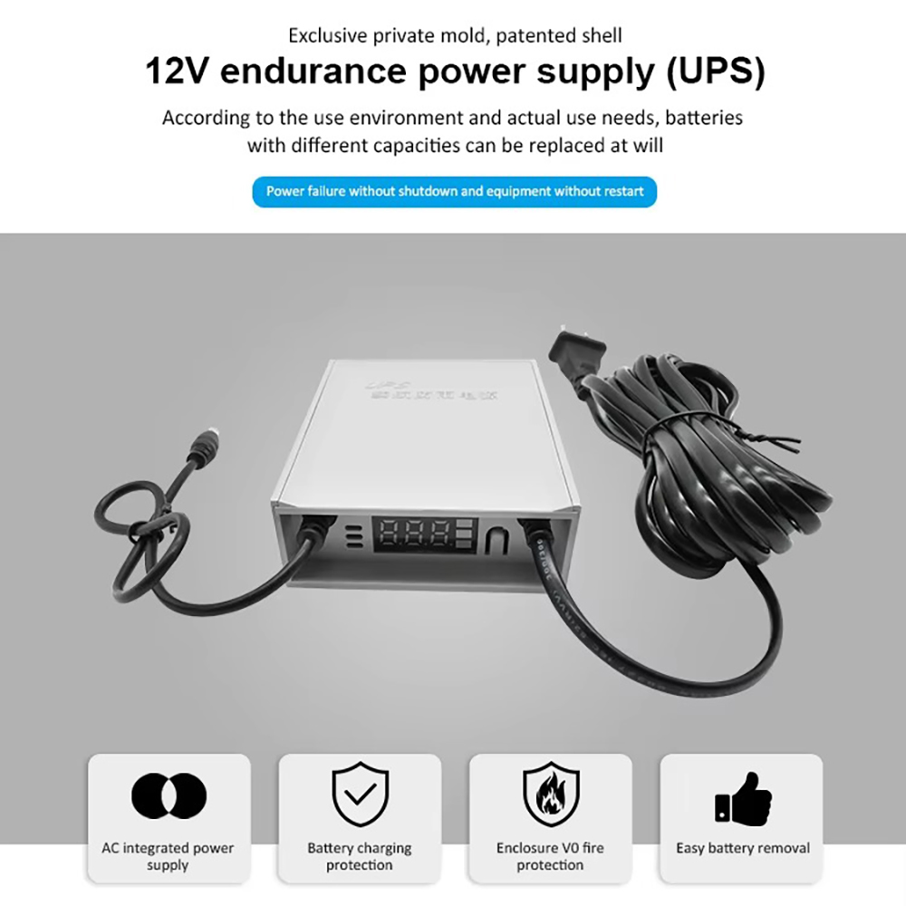 DIFANG 5400mAh UPS Power Adapt - Ups Power Supply Outdoor recension och pris