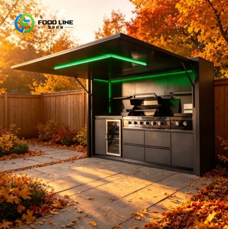 Solar Powered Steel Outdoor Ki - Outdoor Kitchen Power recension och pris