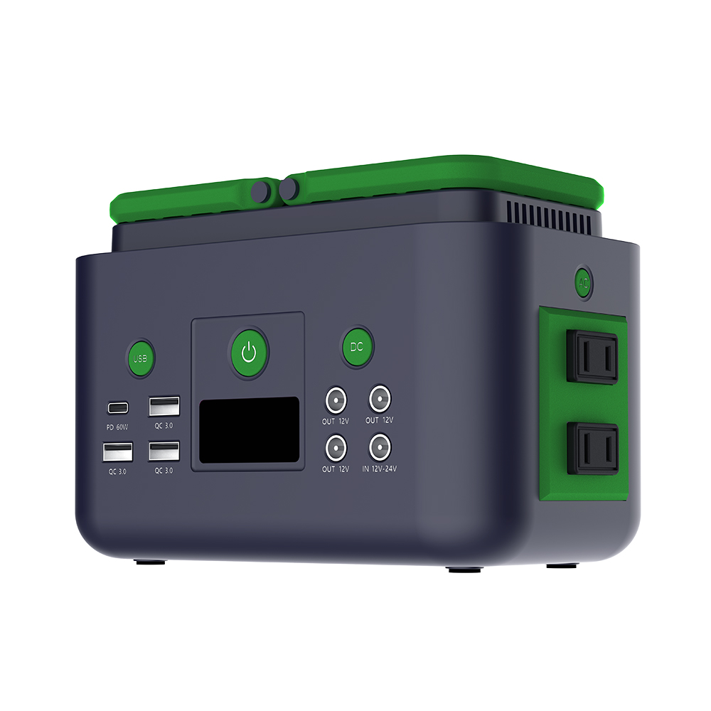 200W Portable Solar Power Stat - Outdoor Power Bank With Ac Outlet recension och pris