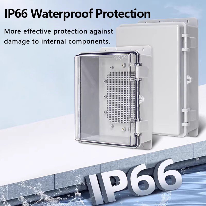 IP66 Waterproof Grey/Transpare - Outdoor Power Junction Box recension och pris