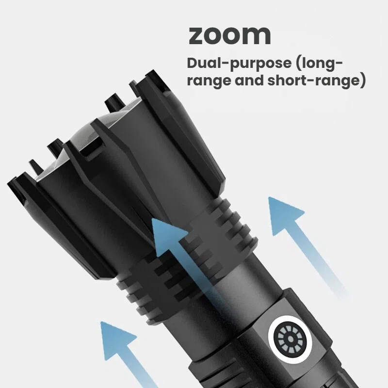 High-power P90 LED Flashlight  - Outdoor Power Meter recension och pris