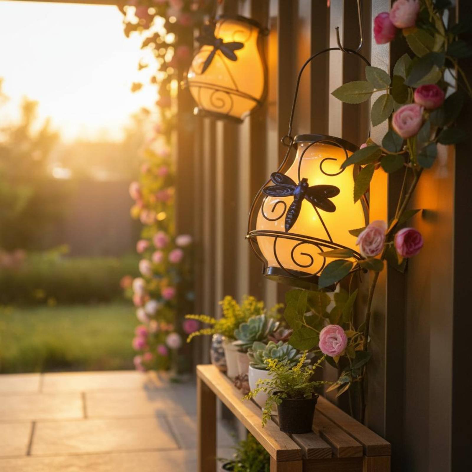 Solar Butterfly Lantern Waterp - Outdoor Powerwall recension och pris