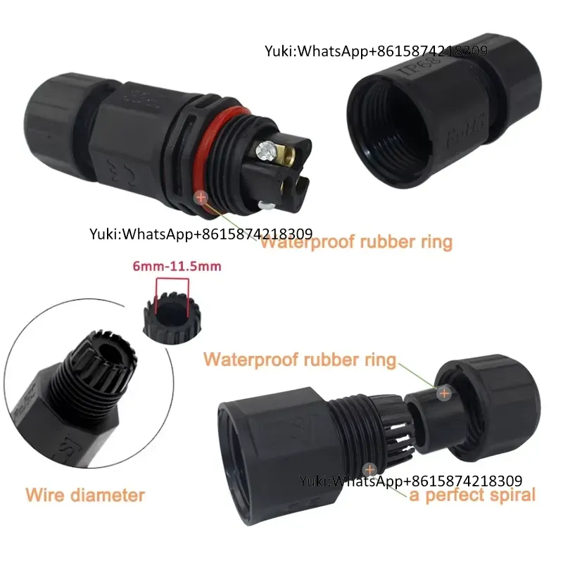 IP68 Waterproof Cable T Tap El - Outdoor Power Junction Box recension och pris