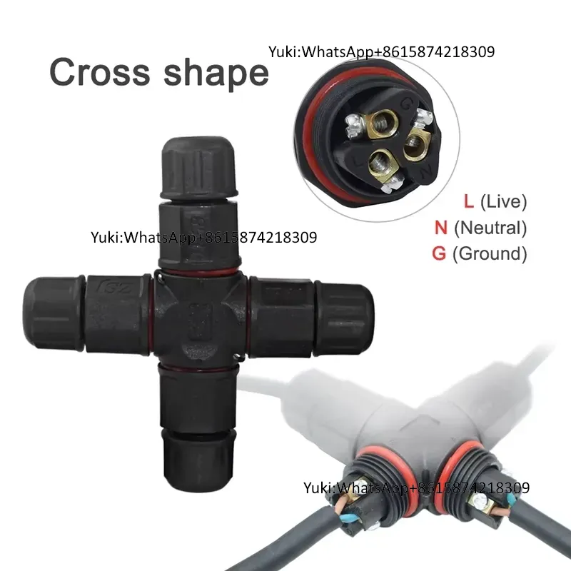 IP68 Waterproof Cable T Tap El - Outdoor Power Junction Box recension och pris