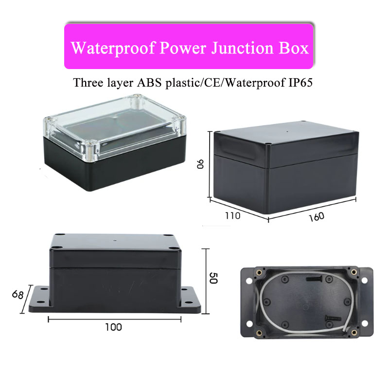 ABS Plastic Black Triple Water - Outdoor Power Junction Box recension och pris