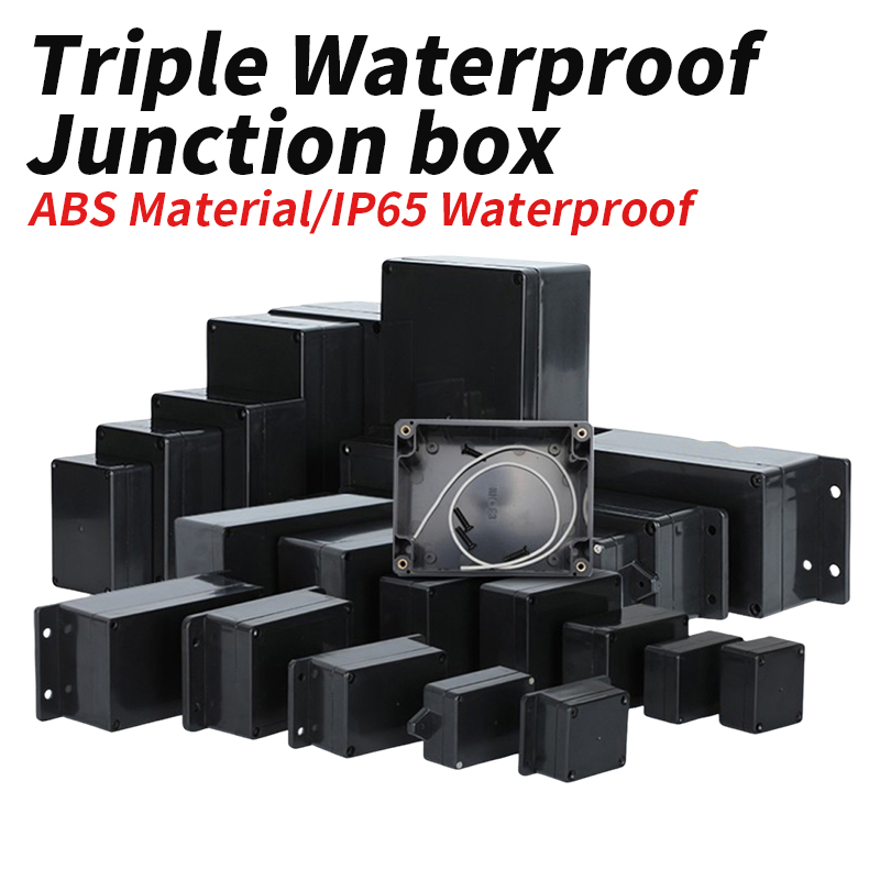 ABS Plastic Black Triple Water - Outdoor Power Junction Box recension och pris