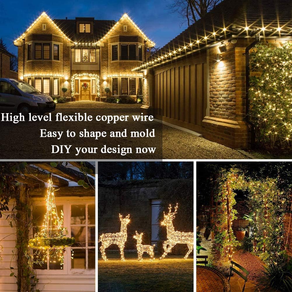 Solar Power LED Garland 8 Mode - Outdoor Power And Plant recension och pris