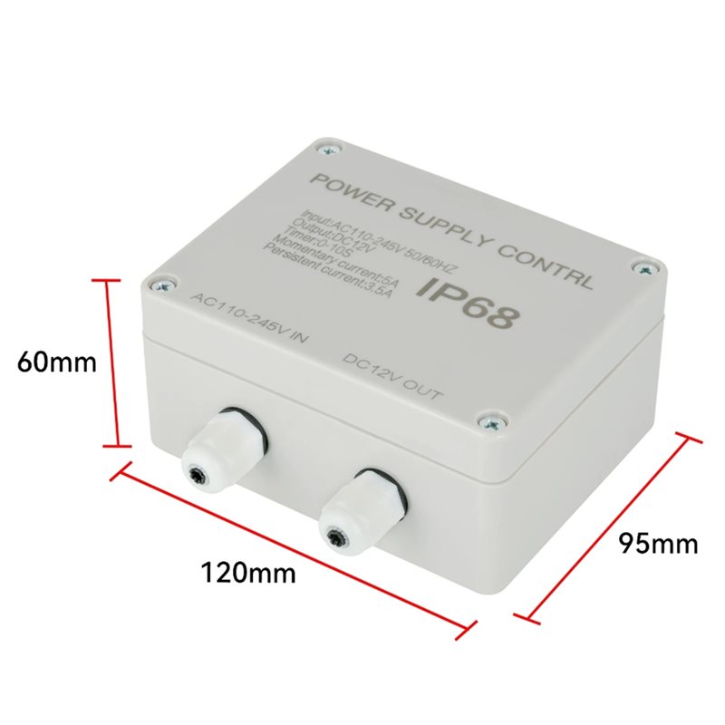 AA84 New Outdoor IP68 12VDC 5A - Ups Power Supply Outdoor recension och pris