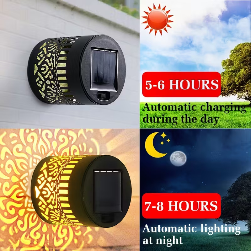 Solar LED Wall Light Mandala P - Outdoor Powerwall recension och pris