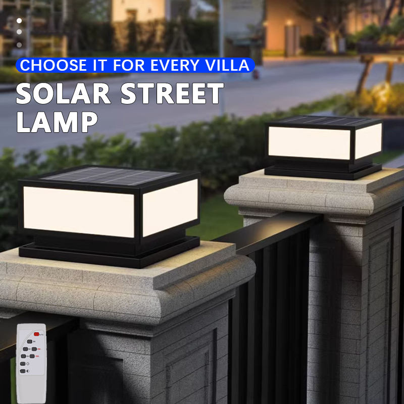 Outdoor LED Solar Column Light - Outdoor Power Tower recension och pris