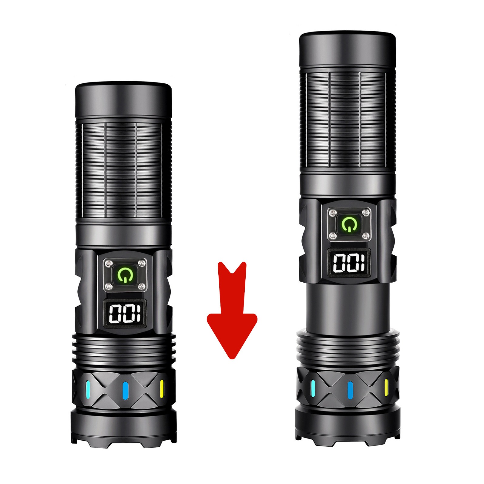 High Power LED Flashlight Tele - Outdoor Power Meter recension och pris