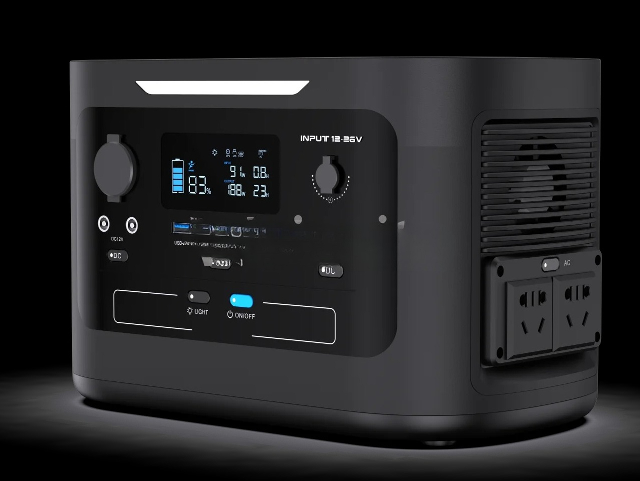 For Outdoor or Home 1000W Sola - Ups Power Supply Outdoor recension och pris