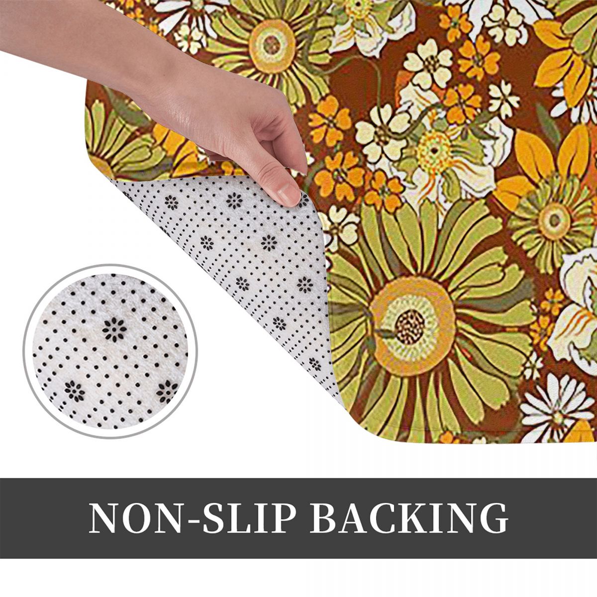 70s Flower Power Pattern Boho  - Outdoor Kitchen Power recension och pris