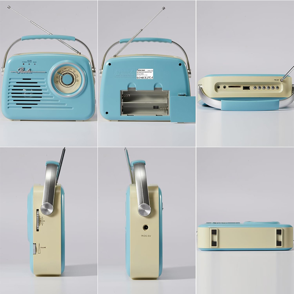 Retro Classic Portable Bluetoo - Outdoor Kitchen Power recension och pris