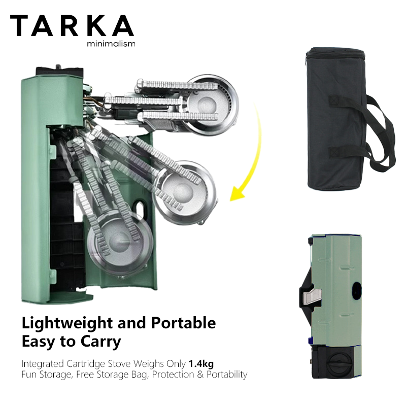 TARKA Cassette Stove Camping F - Outdoor Kitchen Power recension och pris